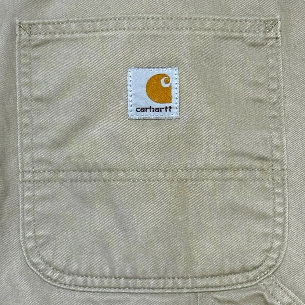 Carhartt Men's 36x30 Relaxed Fit Painter Pants Beige Thick Cotton‎ Workwear